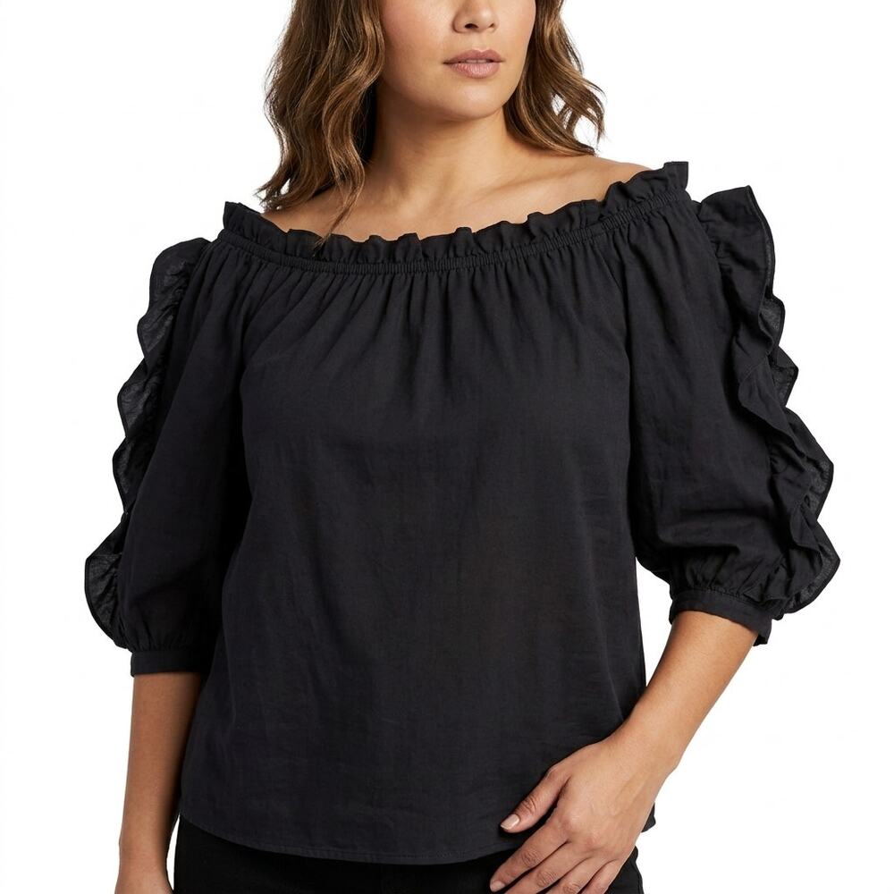SeeByChloe Black Lightweight Top Women Size XS